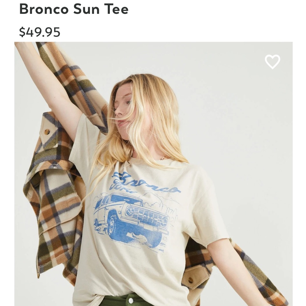 NWT Altar’d State Bronco Sun Tee